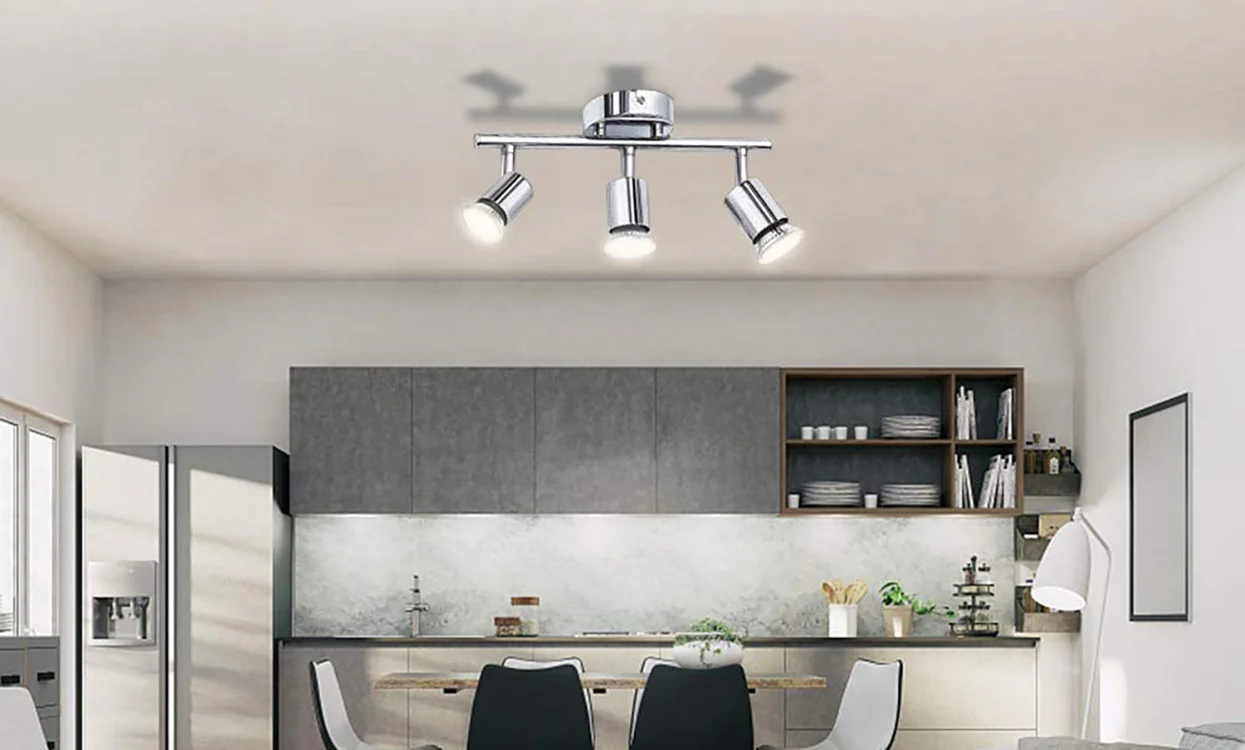 3 Led Light Track Lighting - Ceiling or Wall Mount - Image 3