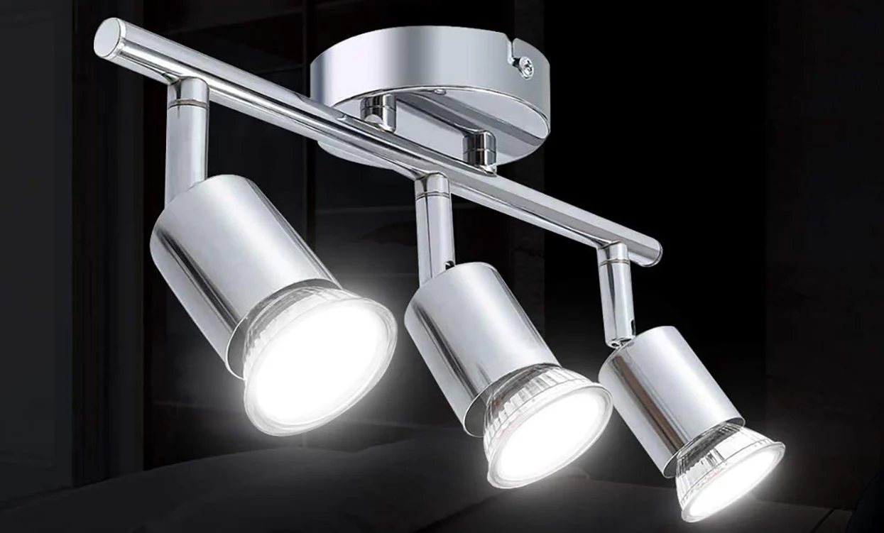 3 Led Light Track Lighting - Ceiling or Wall Mount - Image 5