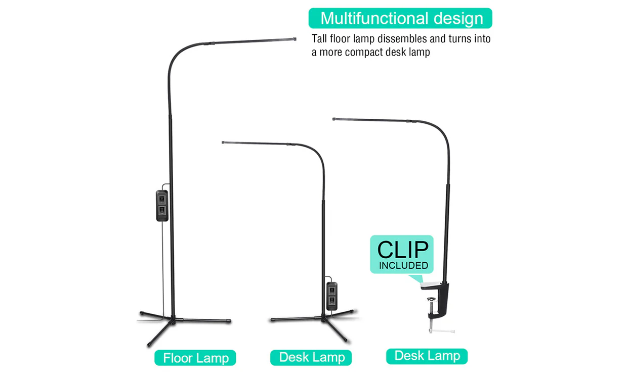 4 Colour Temperatures Adjustable Led Floor Lamp - Image 12