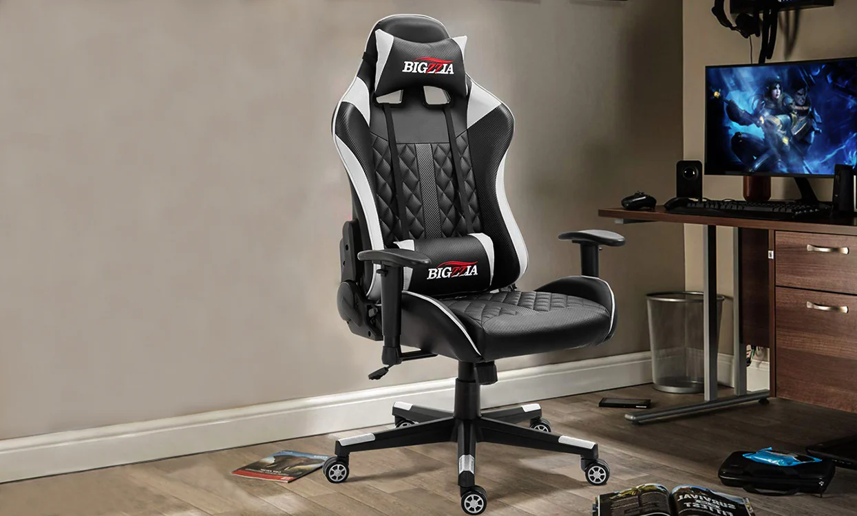 Bigzzia Ergonomic  PC & Racing Game Chair-172 Degree - Image 9