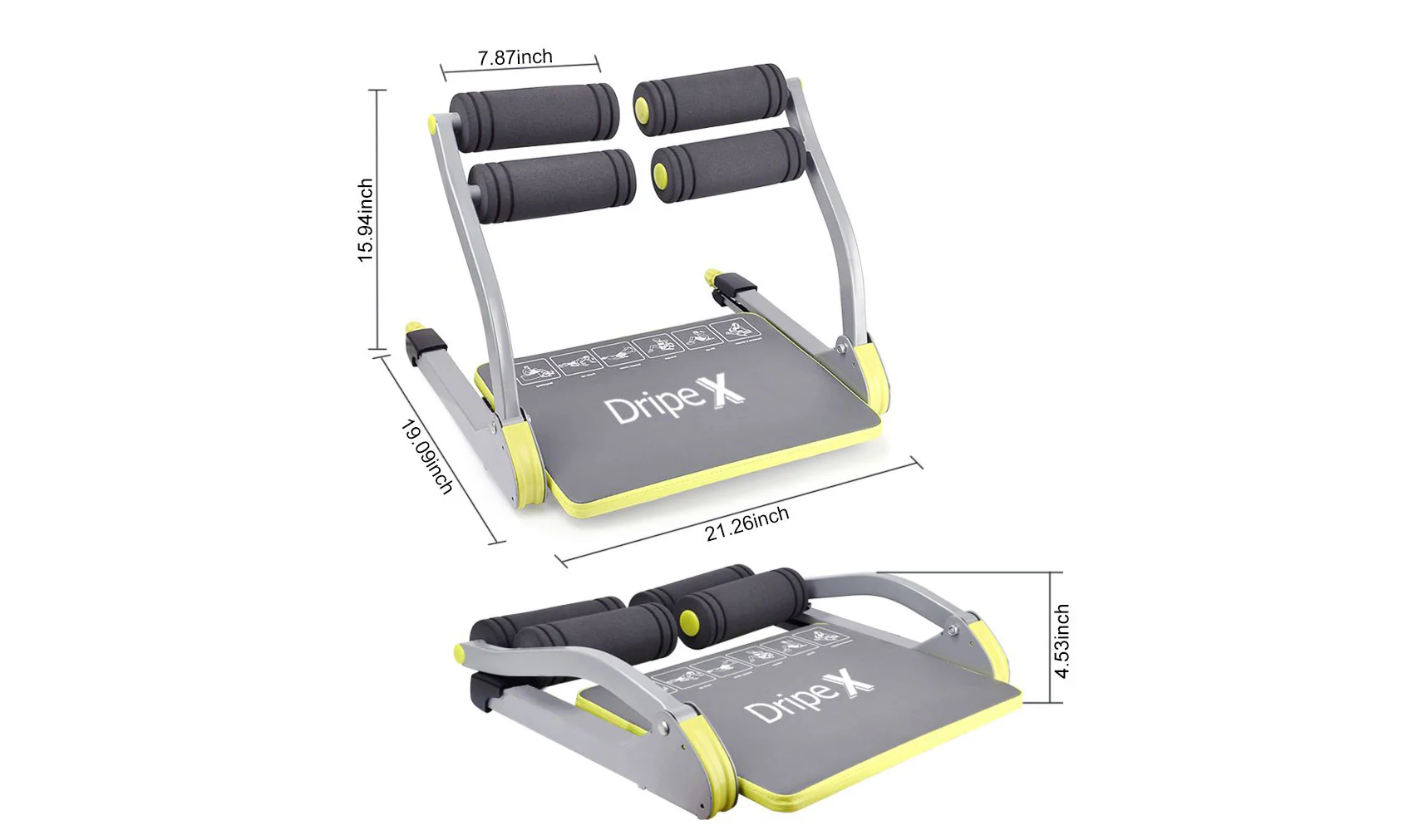 Dripex 6 in 1 Core Smart Total Body Exercise Machine - Image 4