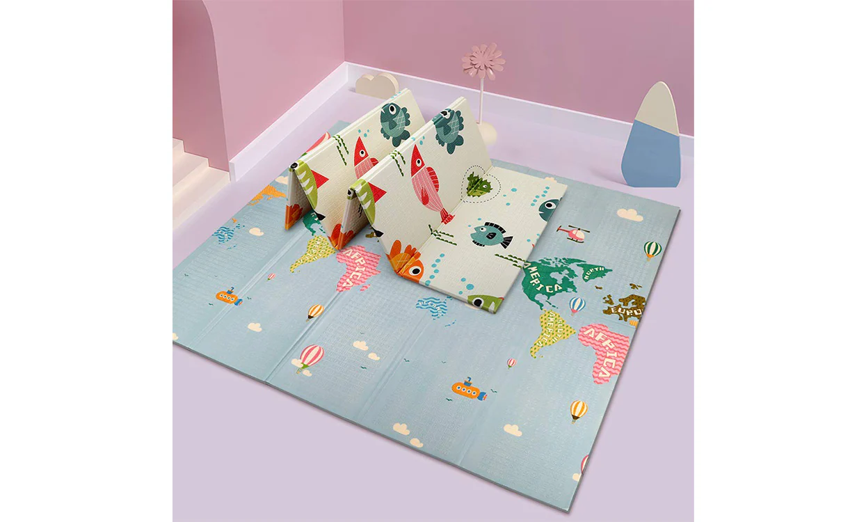 Dripex Baby Play Mat, Large Foldable Foam Crawling Mat 197×177cm with Alphabet & Numbers, Double-Sided, Waterproof & Easy to Clean - Image 5