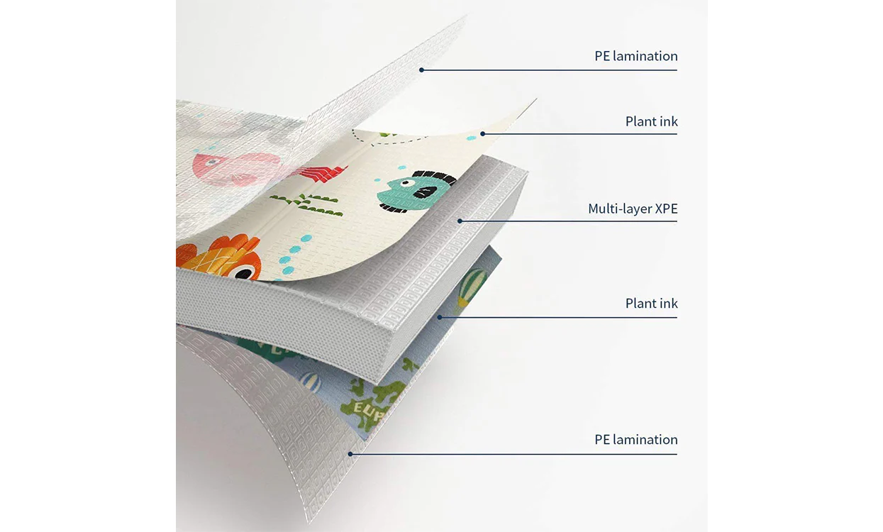 Dripex Baby Play Mat, Large Foldable Foam Crawling Mat 197×177cm with Alphabet & Numbers, Double-Sided, Waterproof & Easy to Clean - Image 8