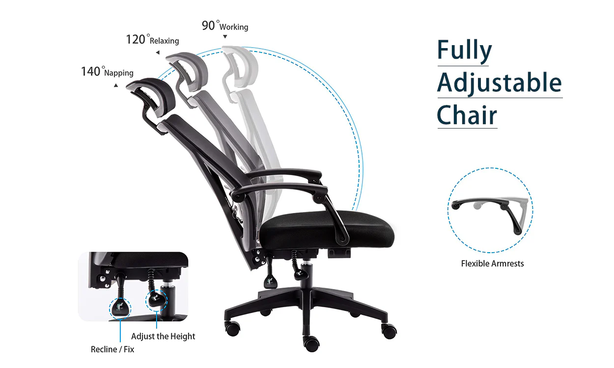 Dripex Ergonomic Office Chair - Image 4