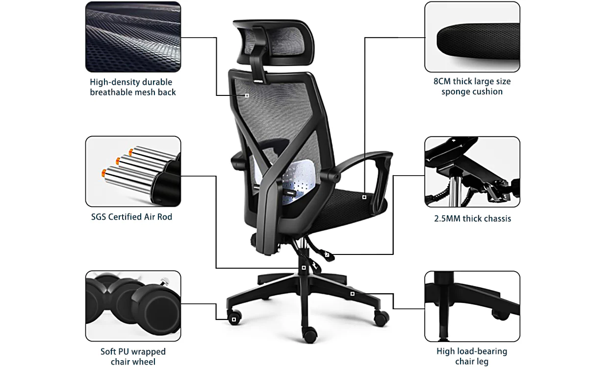 Dripex Ergonomic Office Chair - Image 5