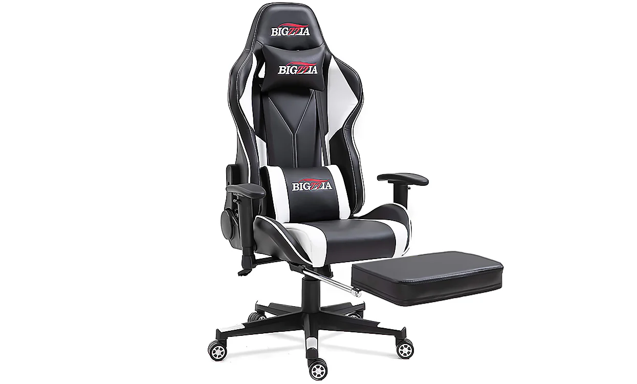 Bigzzia Gaming Chair - Ergonomic Office Chair (with footrest) - Image 9