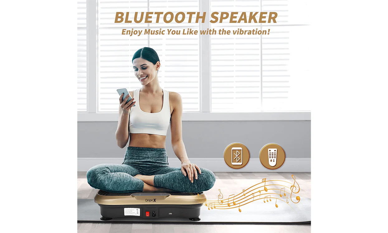 Dripex Vibration Plate for Home, Fitness & Slimming with Resistance Bands - Image 5