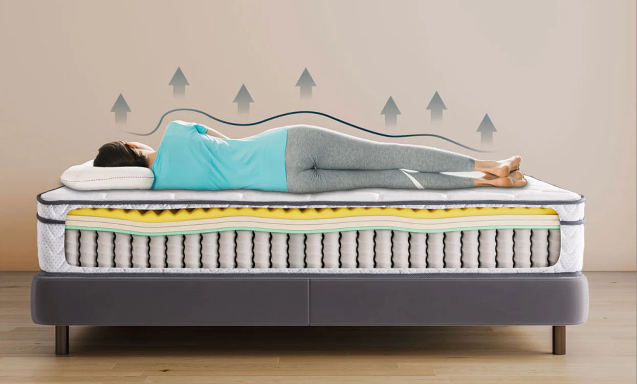 Vesgantti Pro Hybrid Mattress 10.3/8.7 inch Boxtop Mattress - Image 3