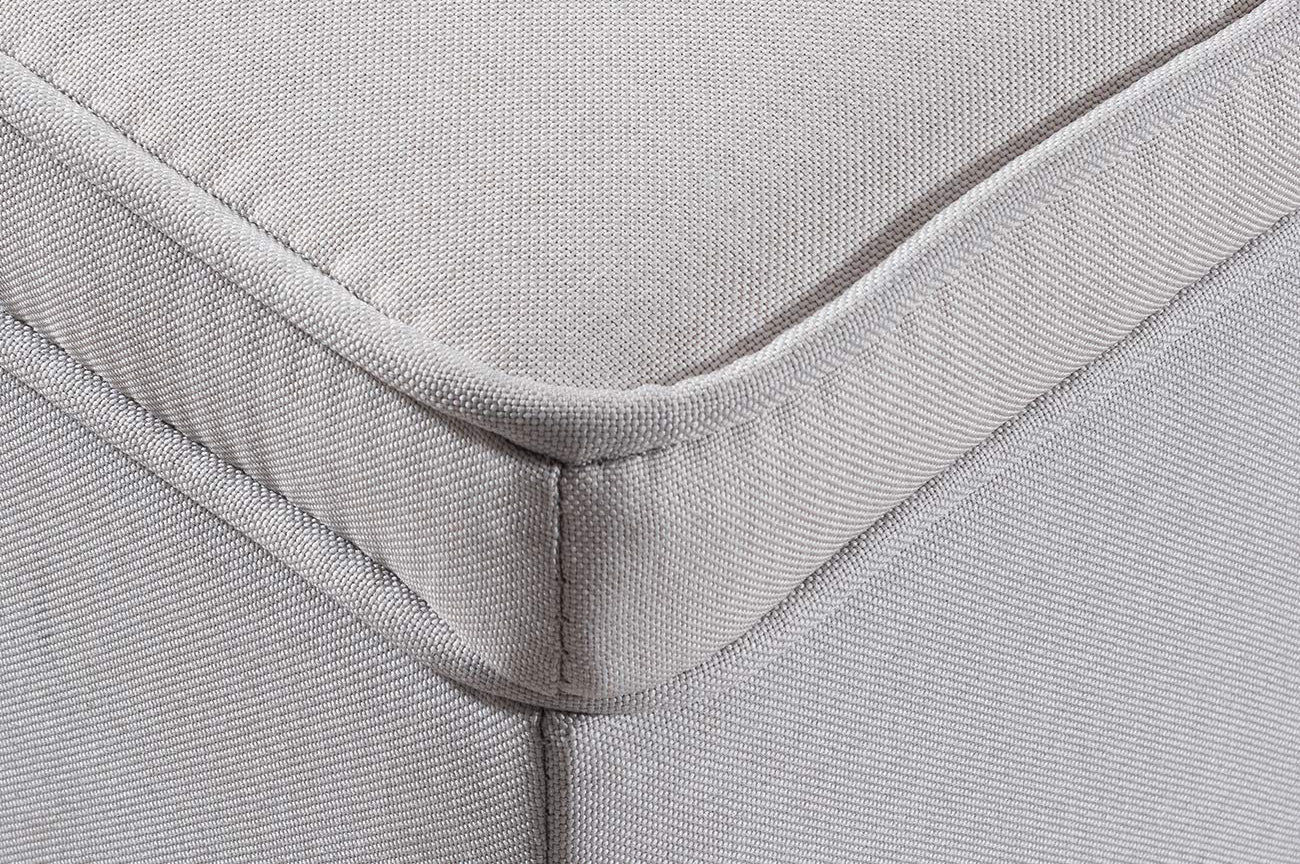 Rectangular Tufted Fabric Storage  Bench - Image 6