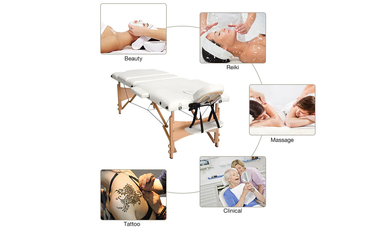 Vesgantti Portable Massage Bed/Table(wooden ) - Image 9